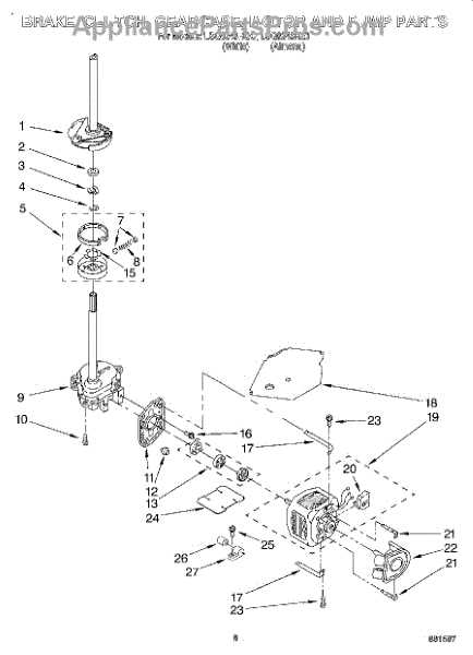 kenmore washer 110 parts diagram