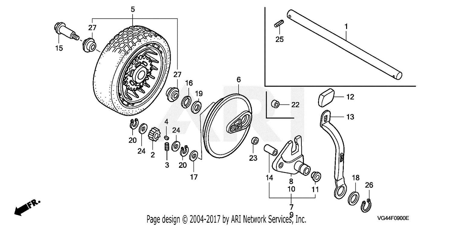 honda hrr2163tda parts diagram