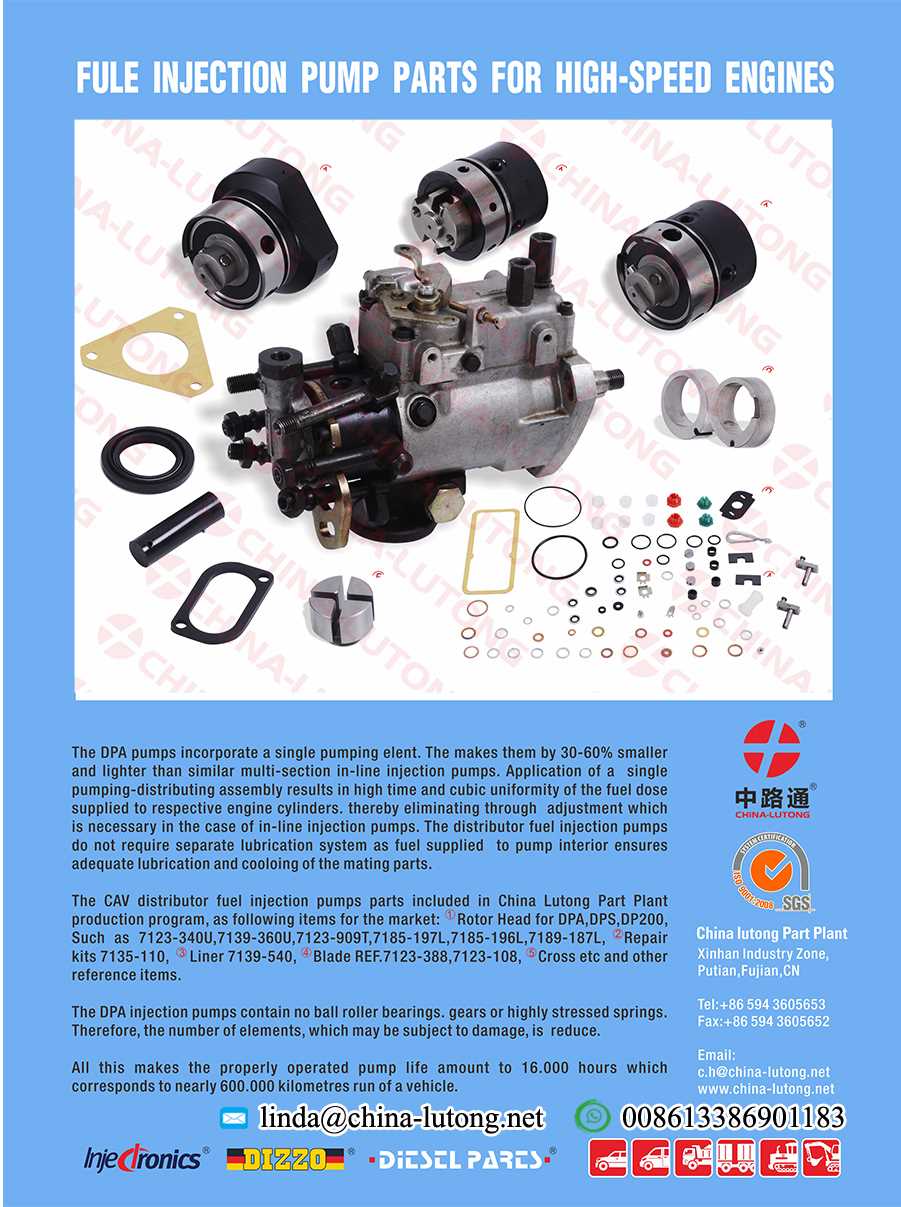 lucas cav injection pump parts diagram