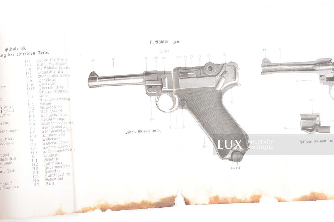 luger p08 parts diagram