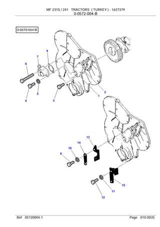 massey ferguson 231s parts diagram