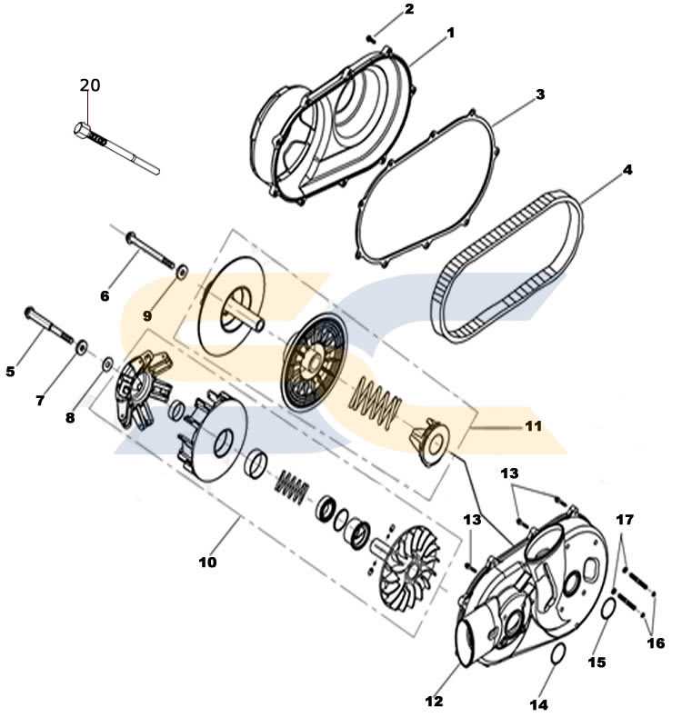 massimo parts diagram