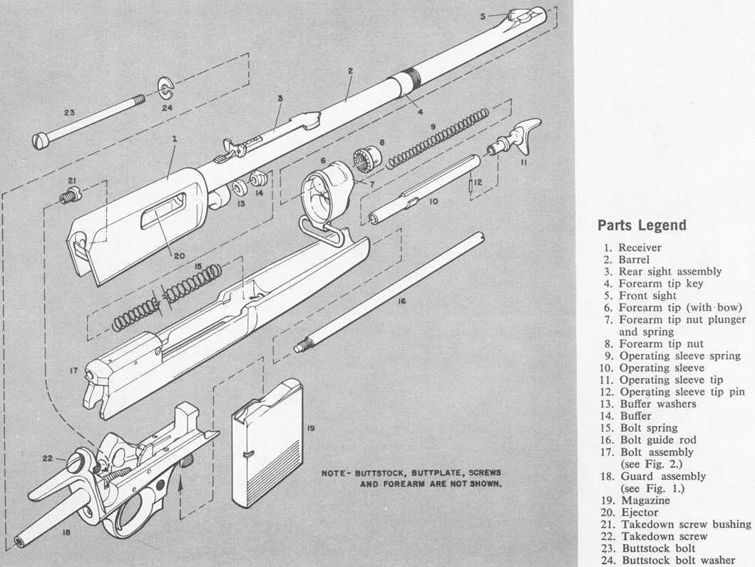 remington 7600 parts diagram