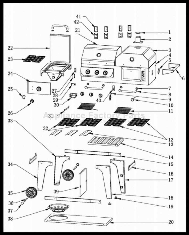 members mark grill parts diagram