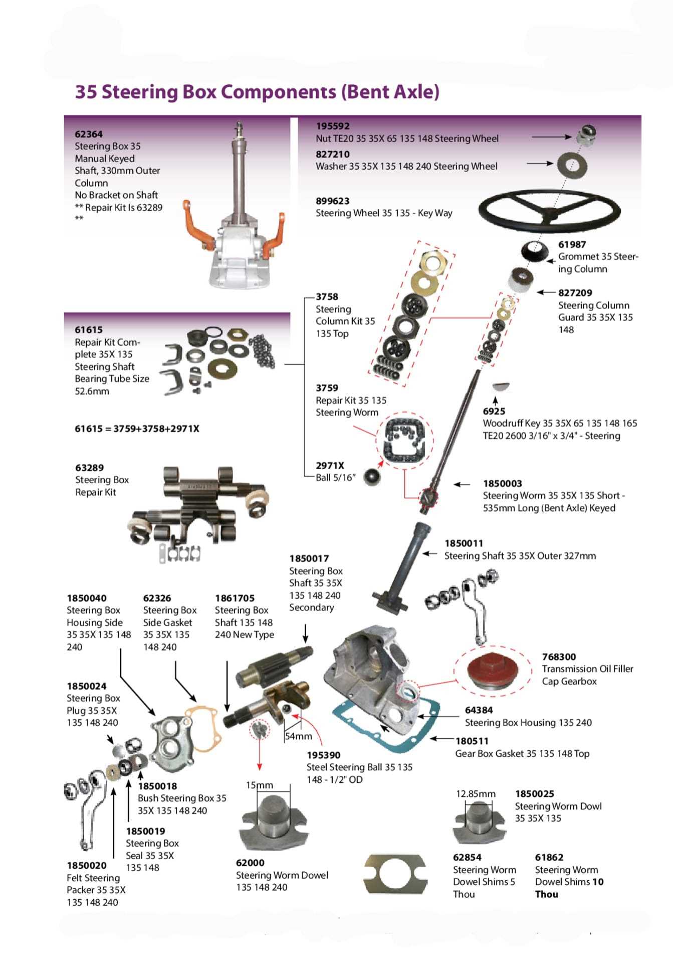 mf 35 parts diagram