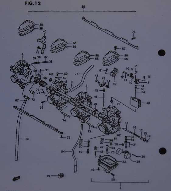 mikuni carb parts diagram