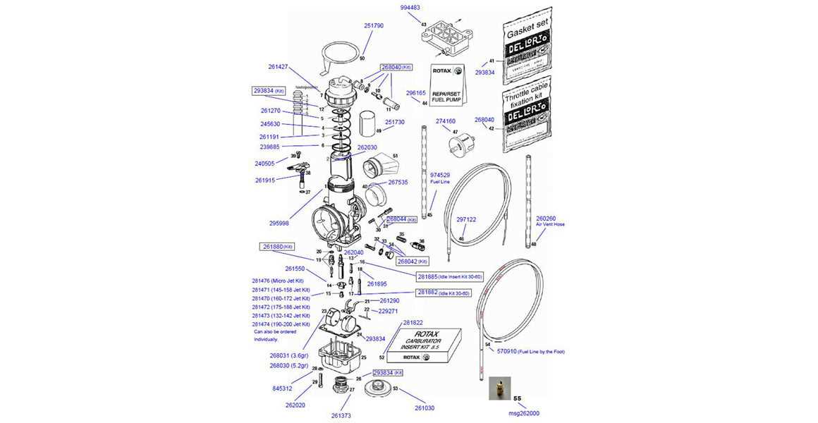 mikuni carburetor parts diagram