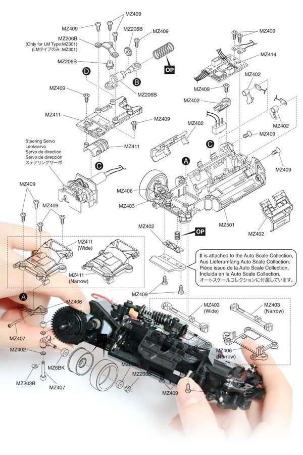 mini z parts diagram