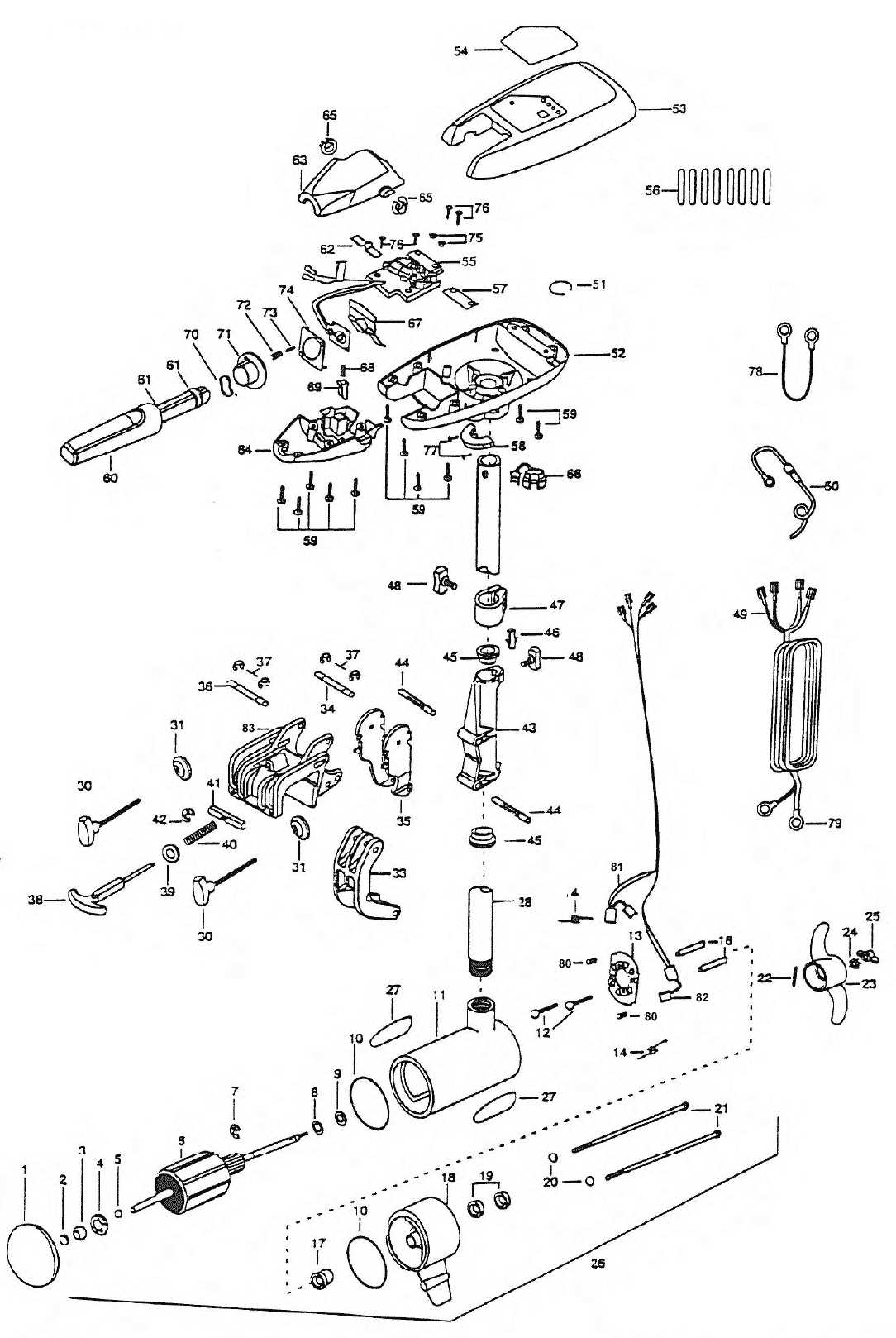 minn kota riptide parts diagram