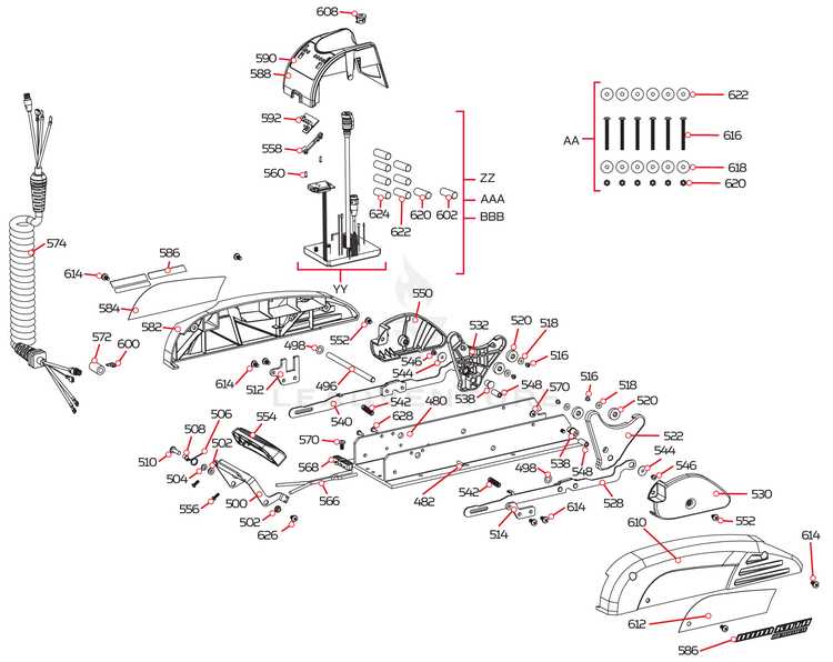 minn kota terrova parts diagram