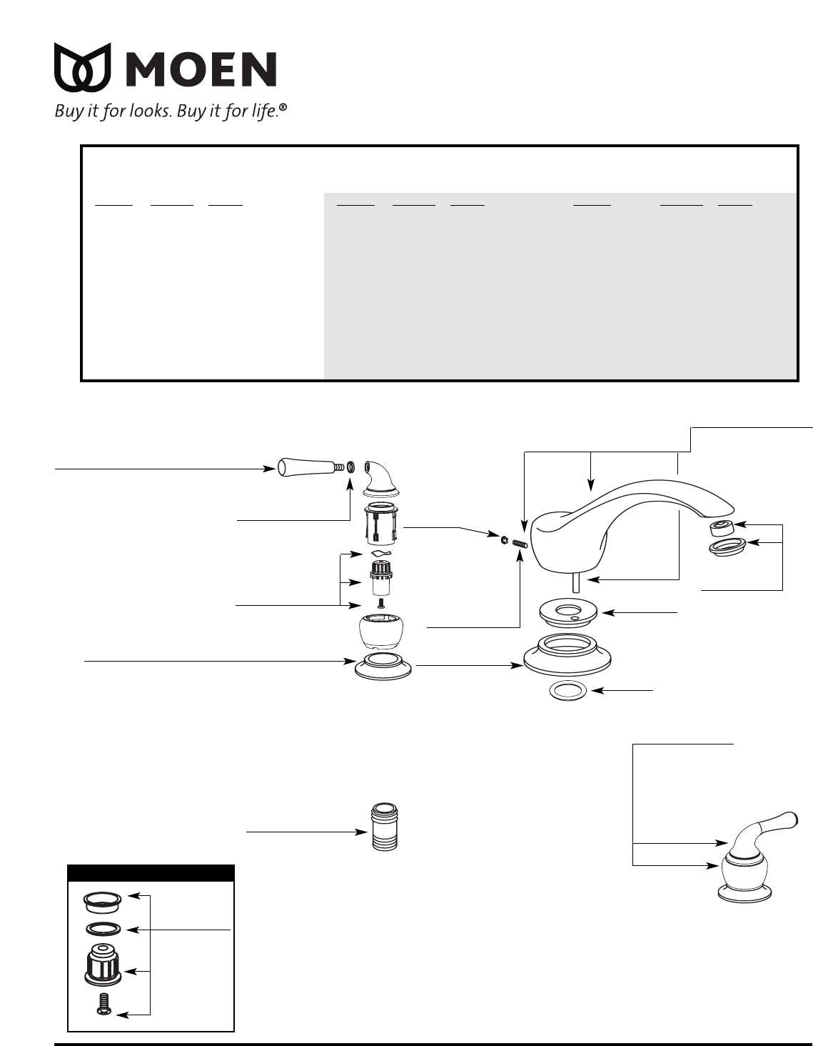 moen monticello bathroom faucet parts diagram