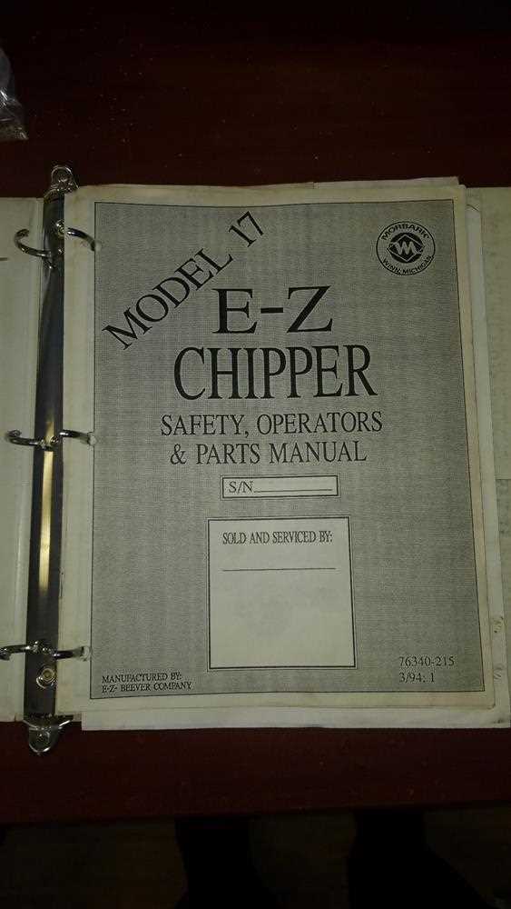 morbark chipper parts diagram