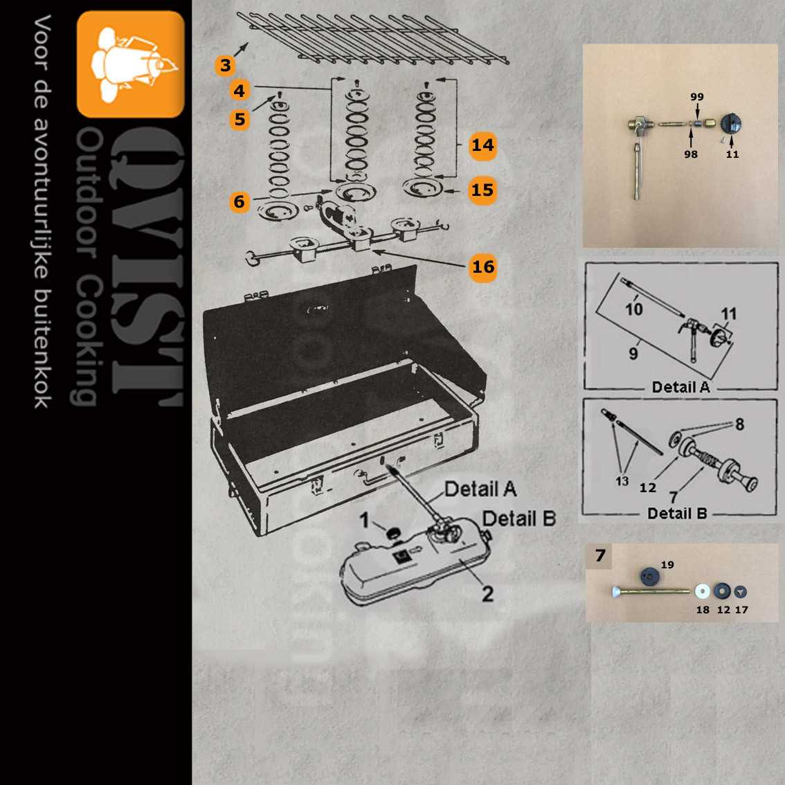 coleman stove parts diagram