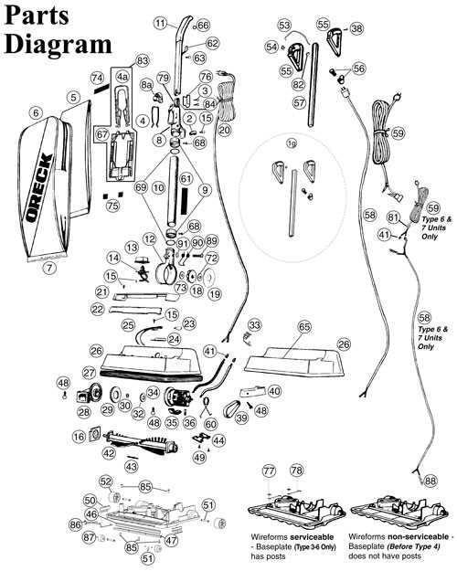 electrolux vacuum parts diagram