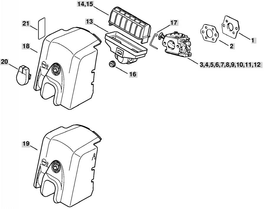 ms250 stihl chainsaw parts diagram