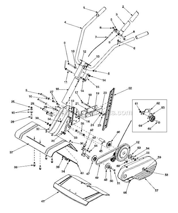 mtd front tine tiller parts diagram