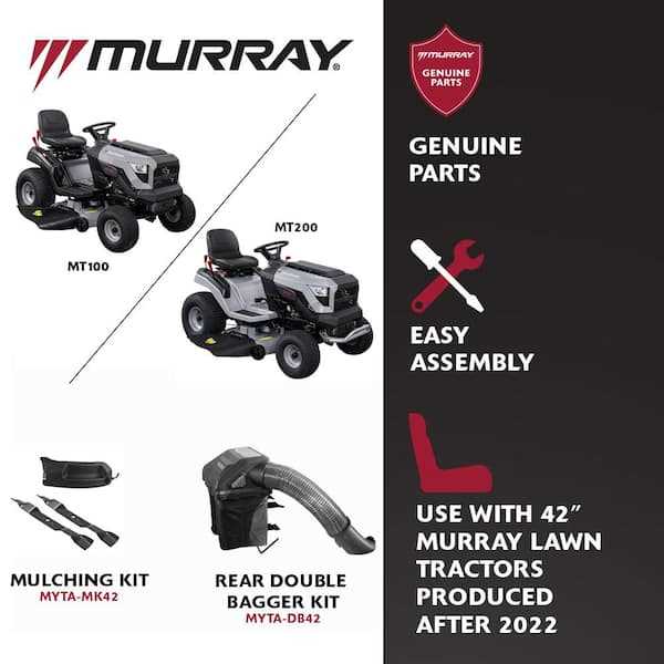 murray riding lawn mower parts diagram