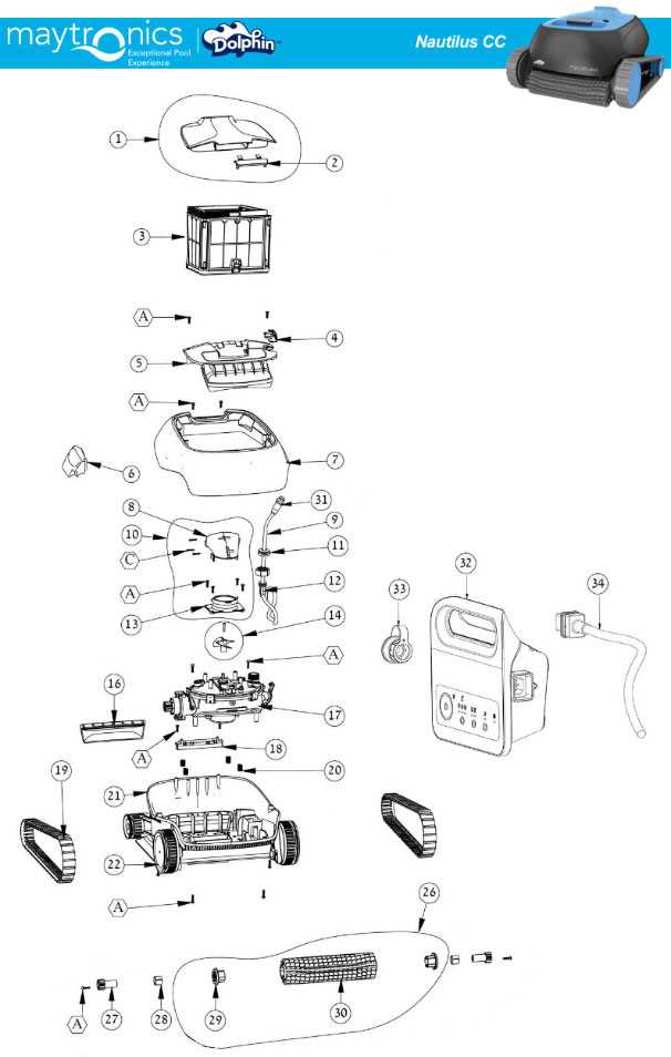 dolphin s200 parts diagram