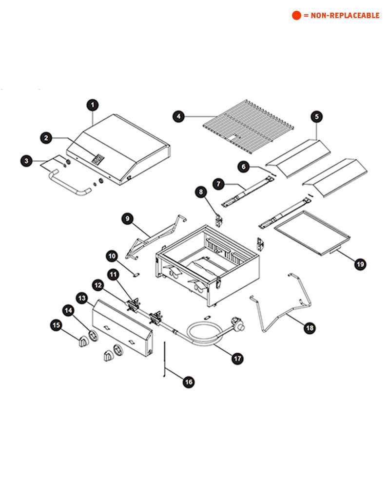 napoleon grill parts diagram