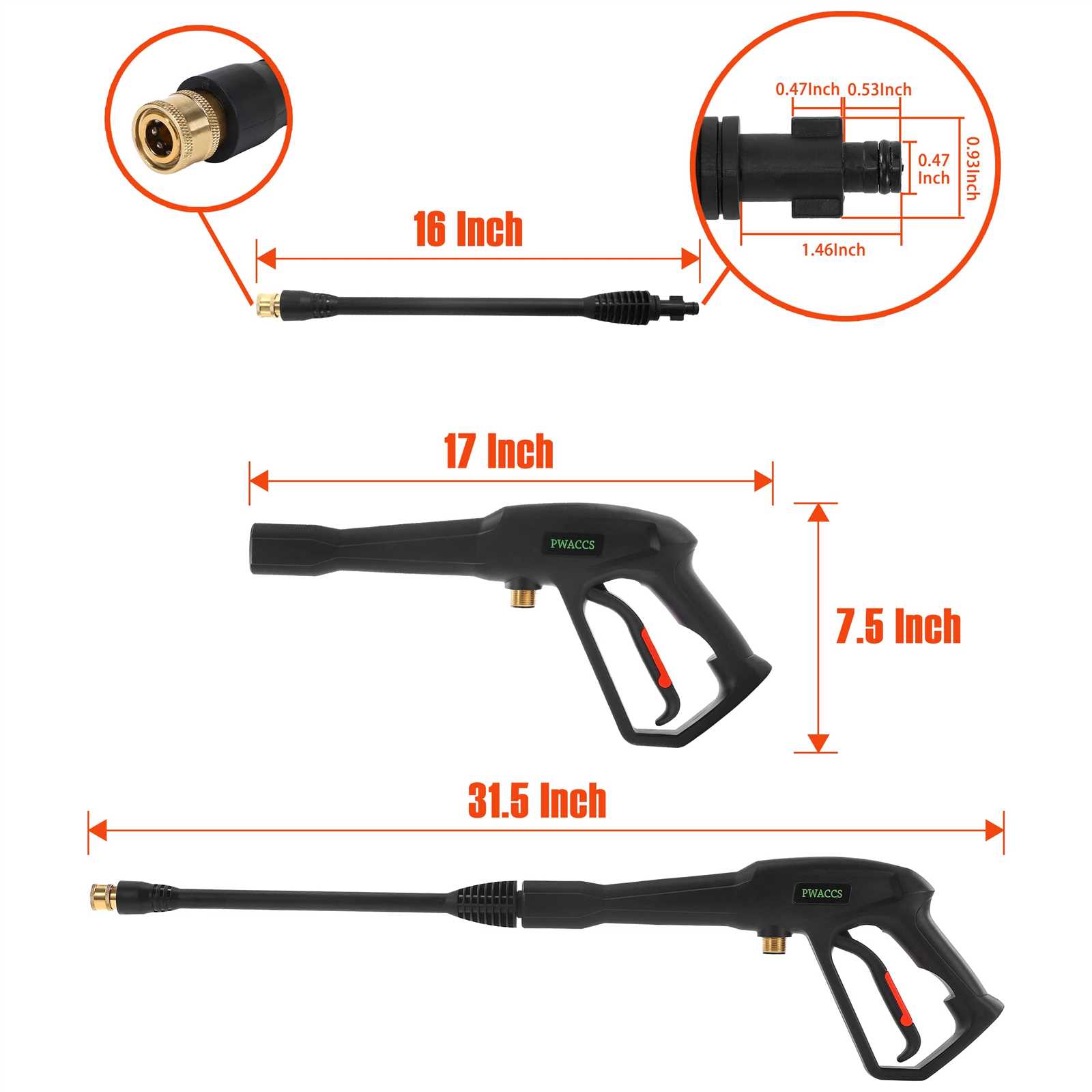 trigger pressure washer gun parts diagram