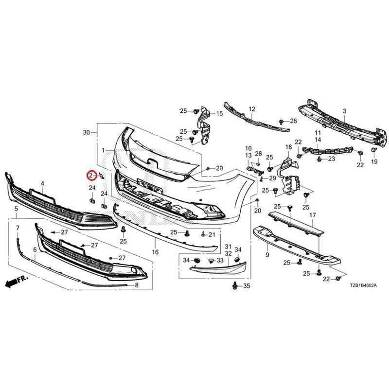 honda fit parts diagram