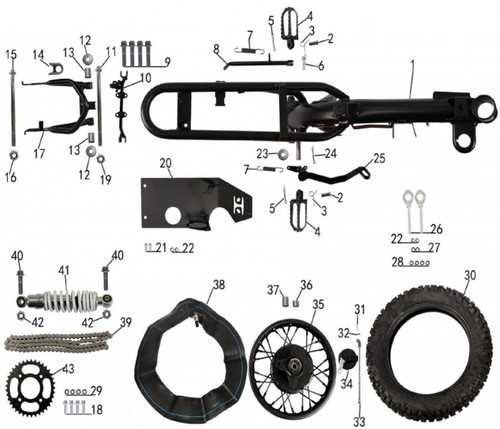 taotao rhino 250 parts diagram