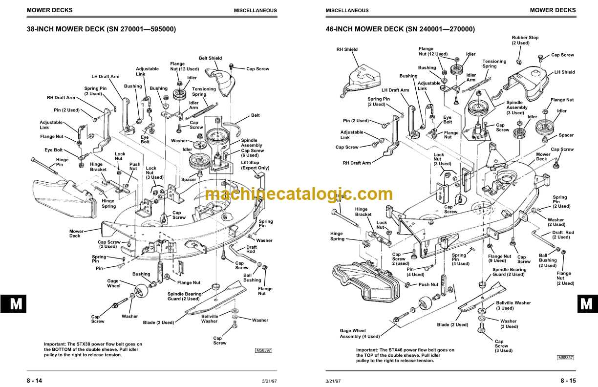 john deere stx38 parts diagram