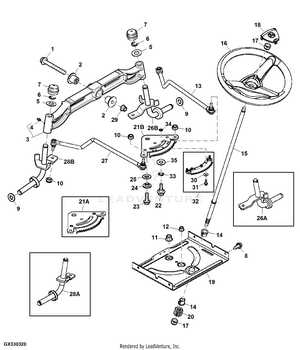 john deere d125 parts diagram