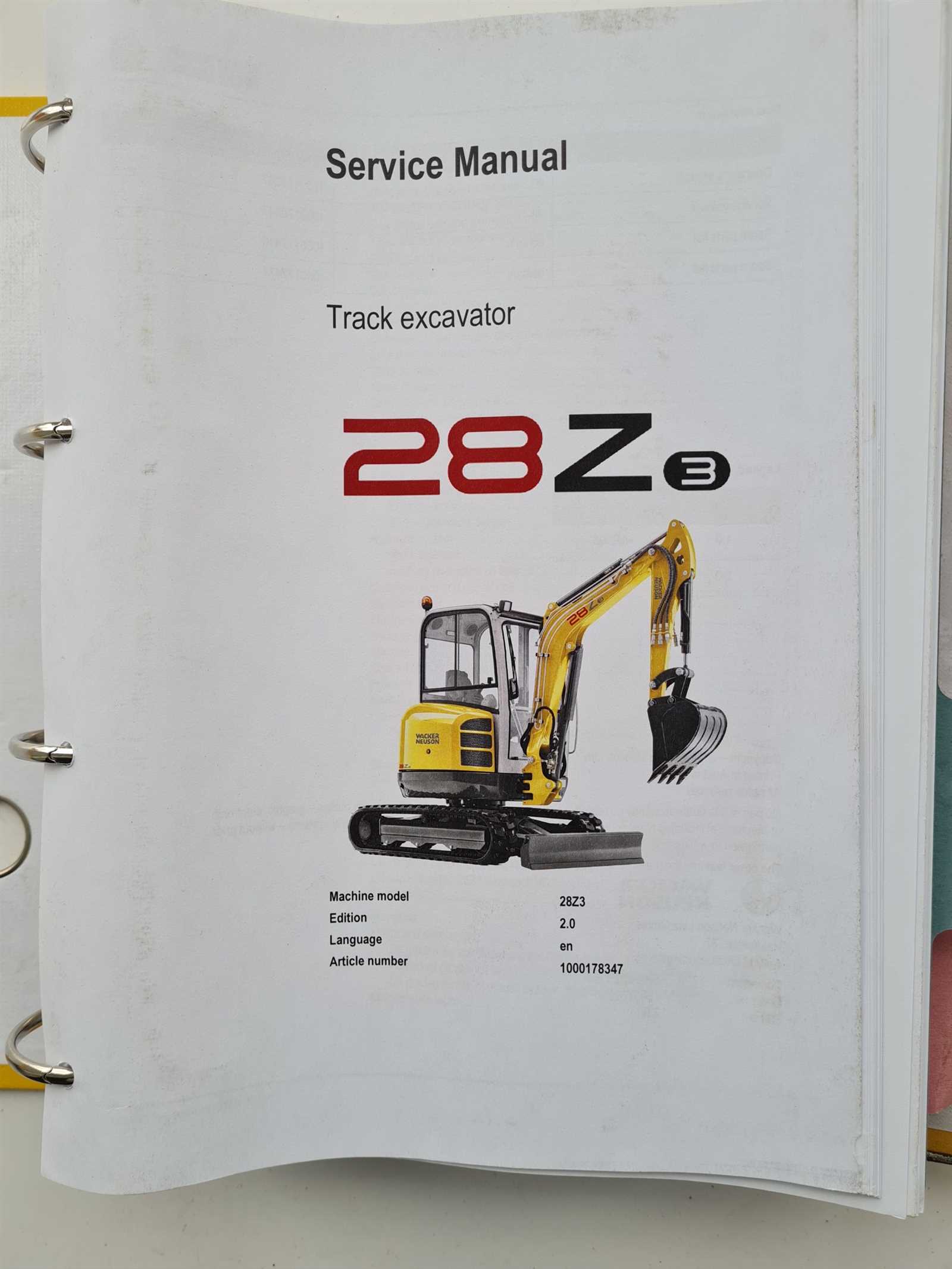 wacker neuson parts diagram