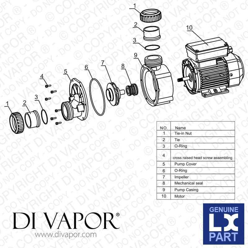 jacuzzi whirlpool bath parts diagram