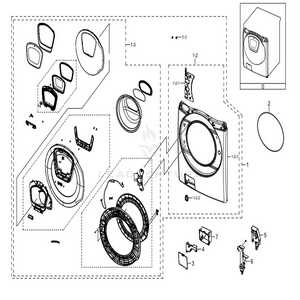 samsung front load washer parts diagram