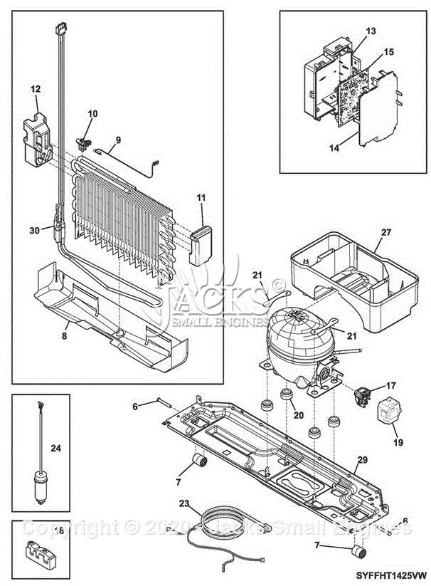 frigidaire upright freezer parts diagram