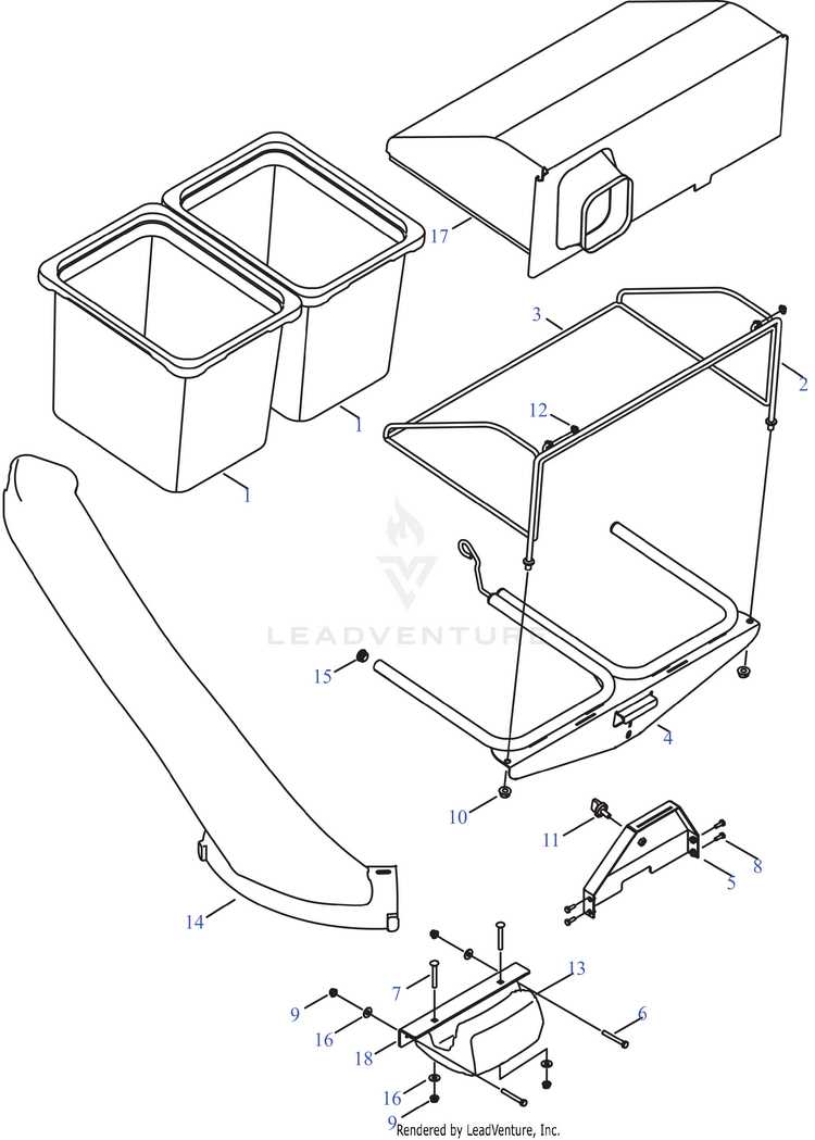 craftsman bagger parts diagram