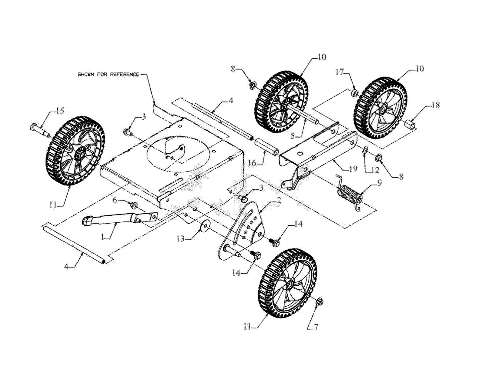 mtd edger parts diagram