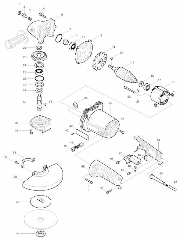 makita ek6101 parts diagram