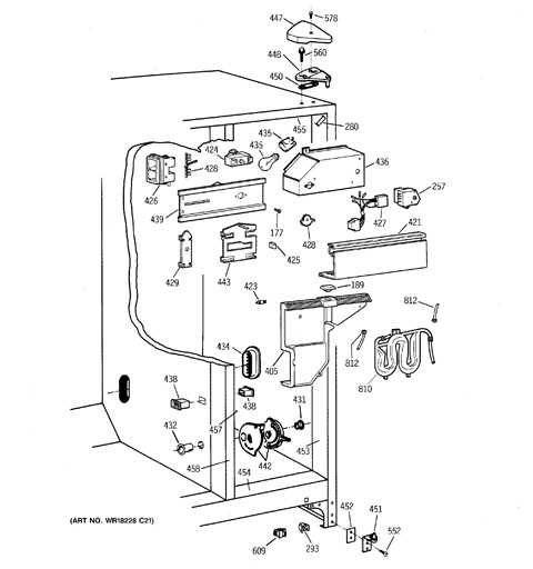 ge refrigerator parts diagram