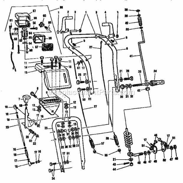 craftsman snowblower parts diagram