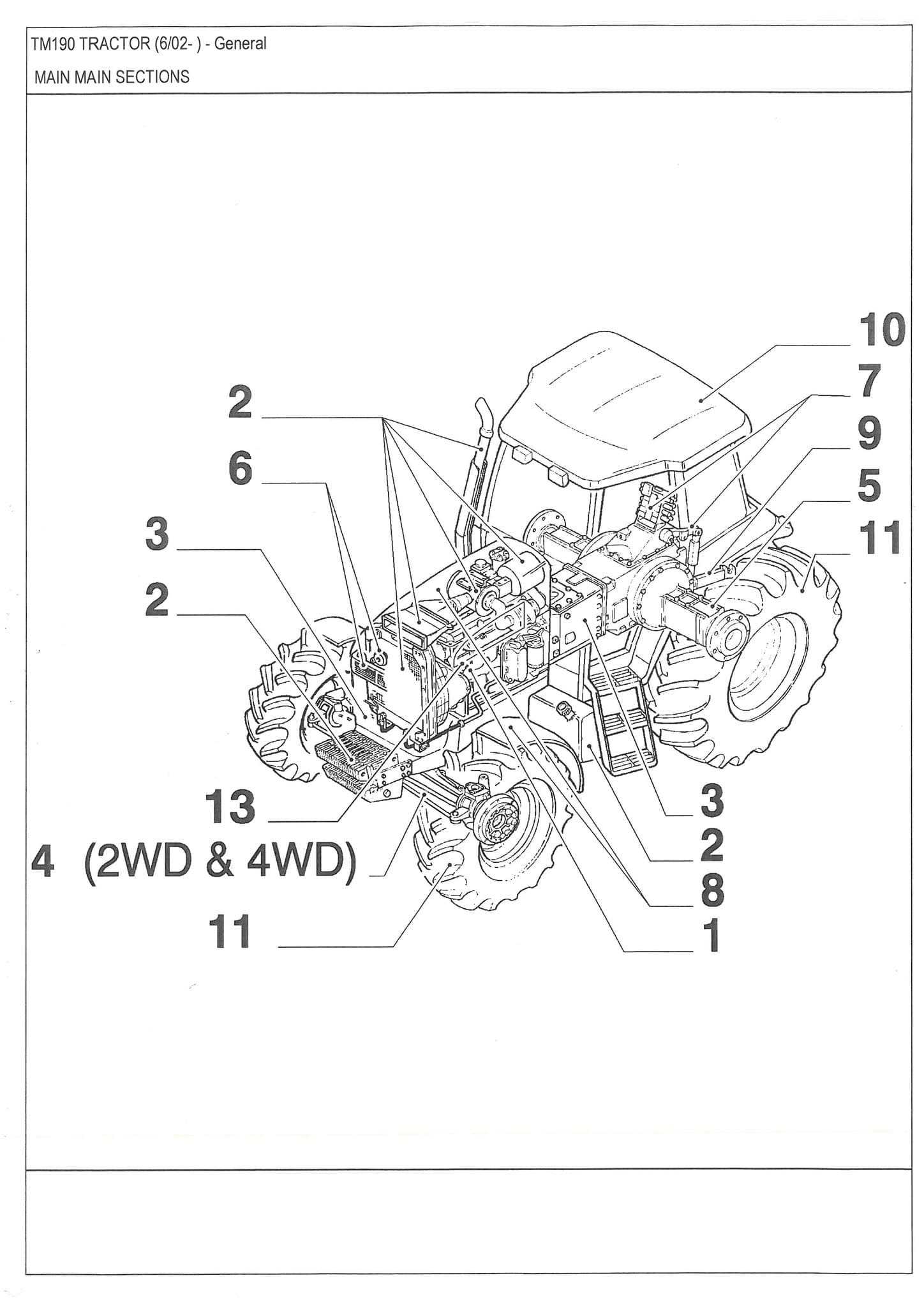 new holland tractor parts diagram