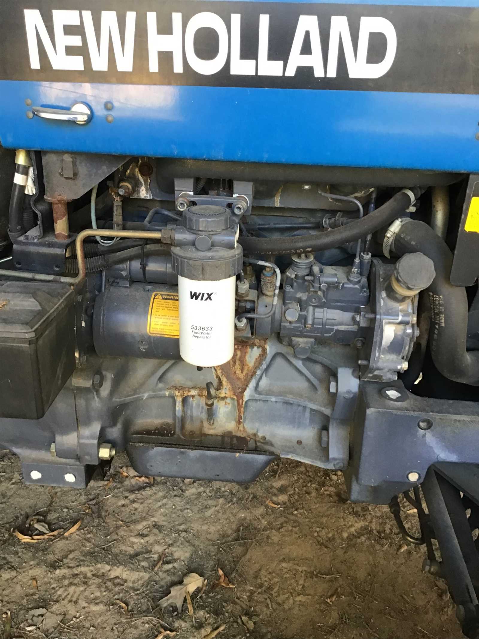 new holland tractor parts diagram