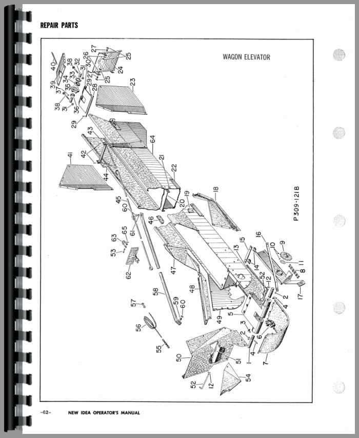 new idea corn picker parts diagram