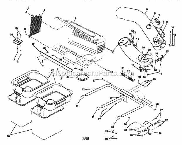 craftsman ltx1000 parts diagram