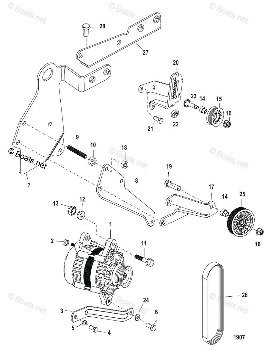 alternator parts diagram