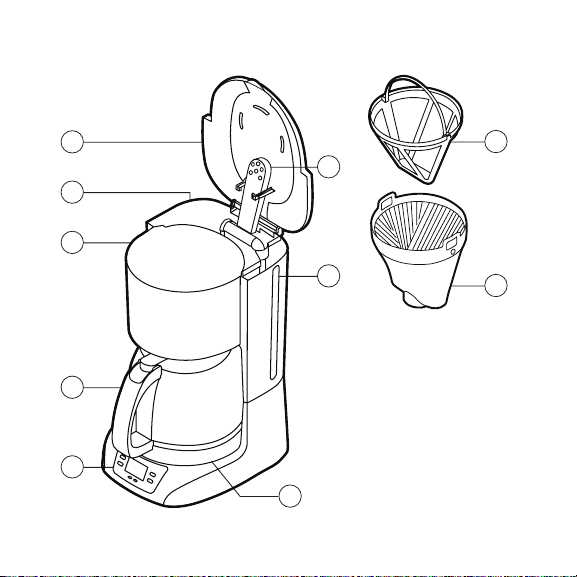 mr coffee coffee maker parts diagram