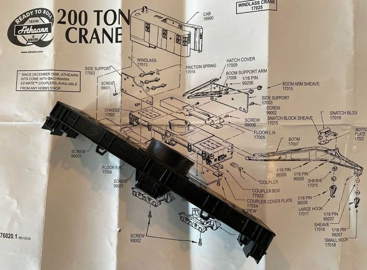 athearn parts diagrams