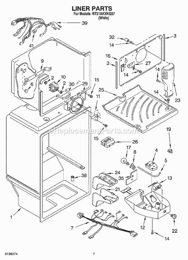 roper washer parts diagram