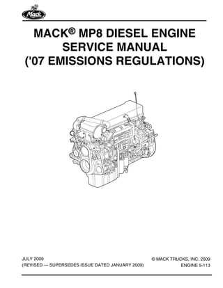 mack mp8 engine parts diagram