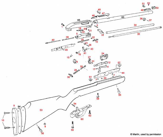 marlin model 39 parts diagram