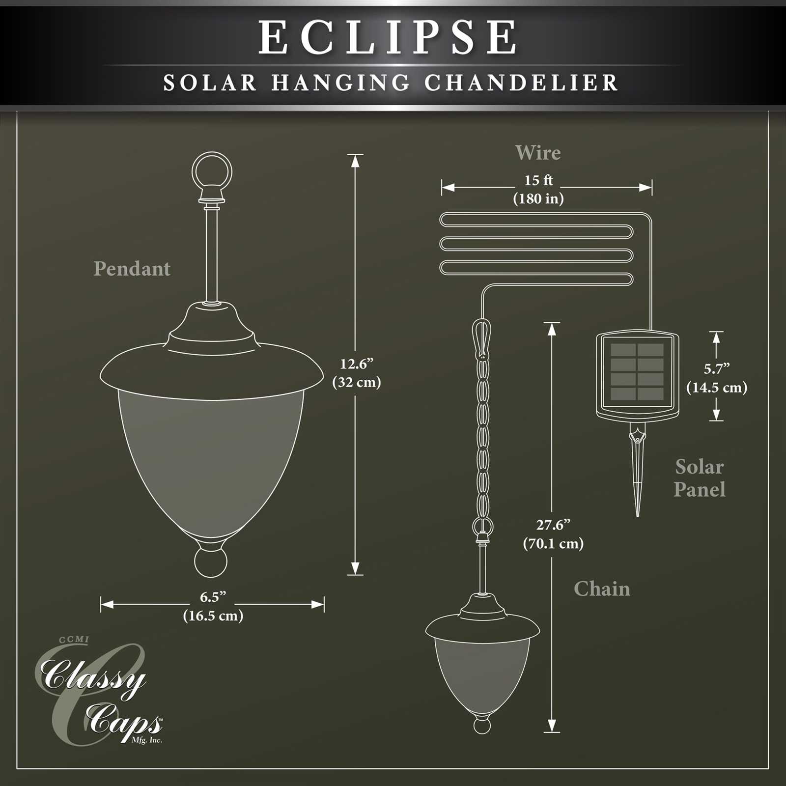 parts of a chandelier diagram