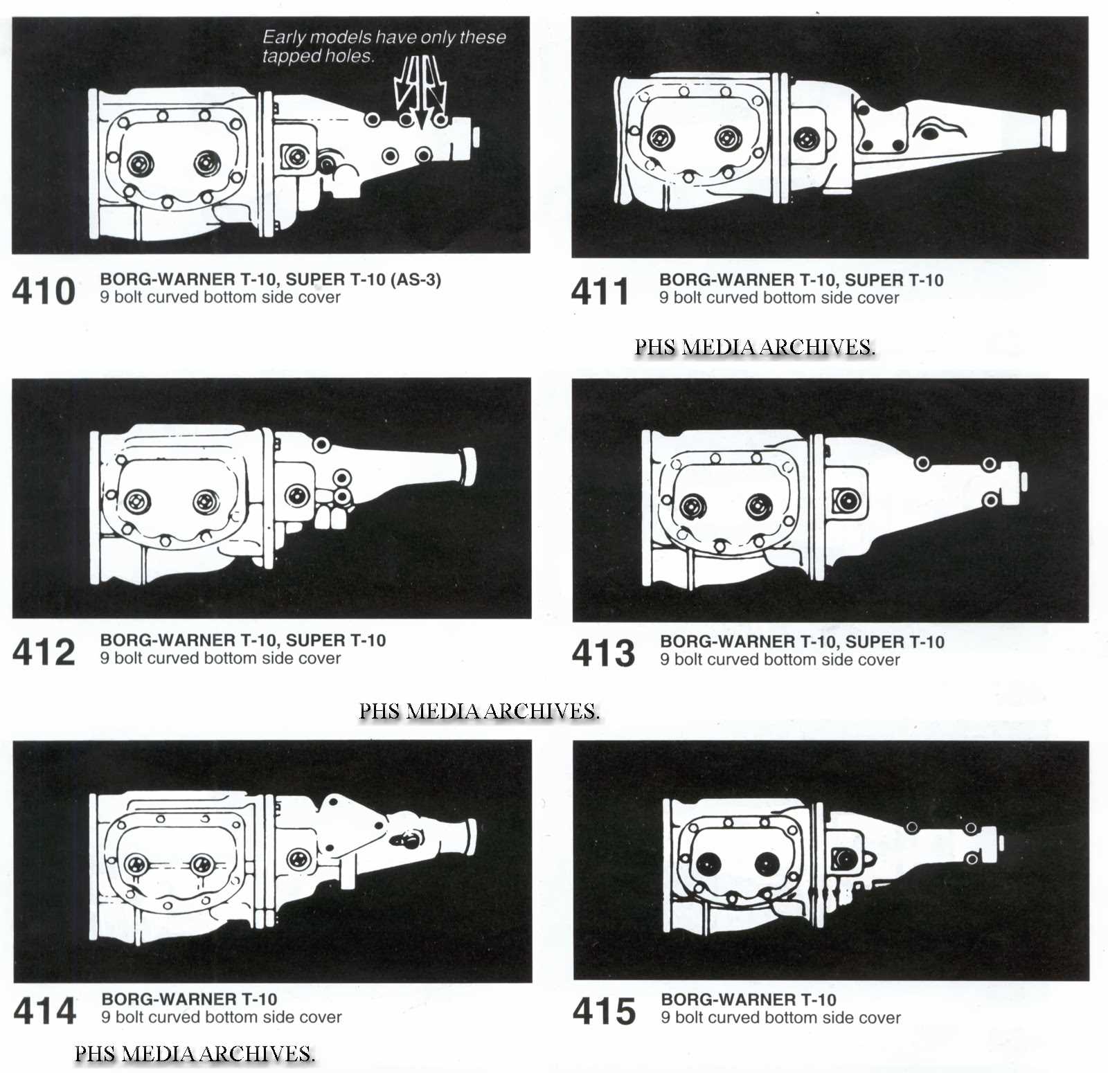 borg warner t10 parts diagram