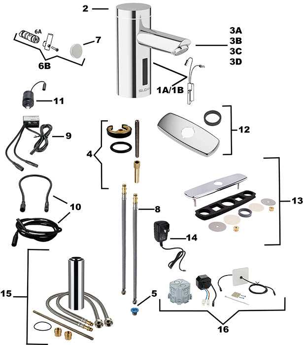 sloan parts diagram